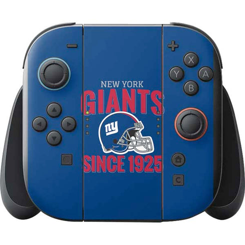 NFL New York Giants Helmet Nintendo Switch 2 (2025) with Joy-Con Skin