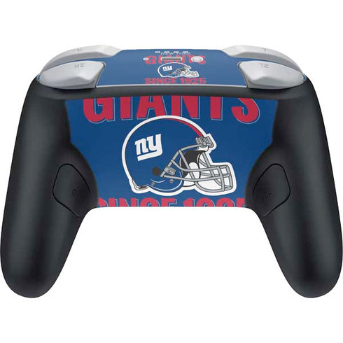 NFL New York Giants Helmet Nintendo Switch 2 (2025) Pro Controller Skin