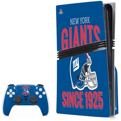 NFL New York Giants Helmet PlayStation PS5 Skins