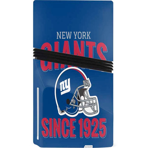 NFL New York Giants Helmet PS5 Pro Disk Console Skin