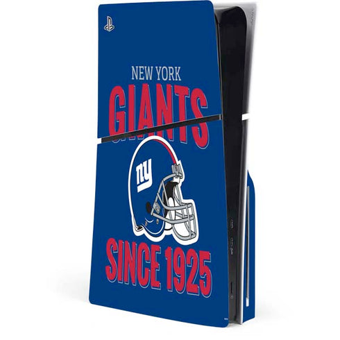 NFL New York Giants Helmet PlayStation PS5 Skins