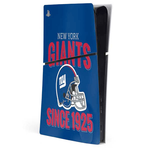 NFL New York Giants Helmet PS5 Slim Digital Edition Console Skin