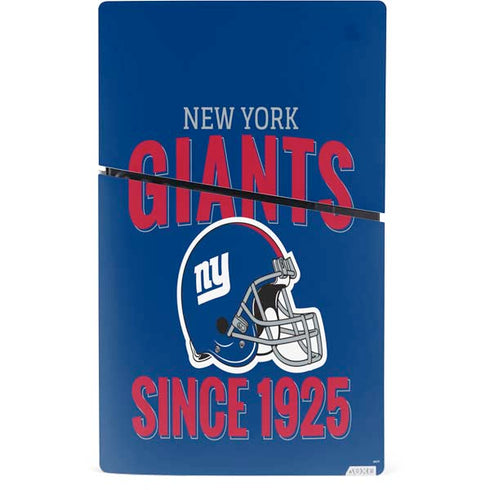 NFL New York Giants Helmet PS5 Slim Digital Edition Console Skin
