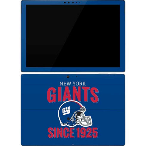 NFL New York Giants Helmet Surface Pro 7 Skin