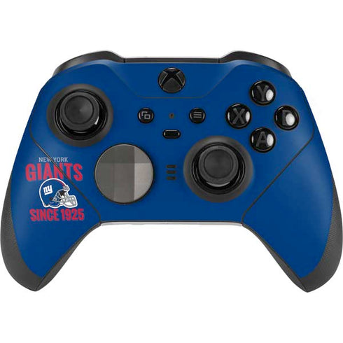 NFL New York Giants Helmet Xbox Elite Wireless Controller Series 2 Skin