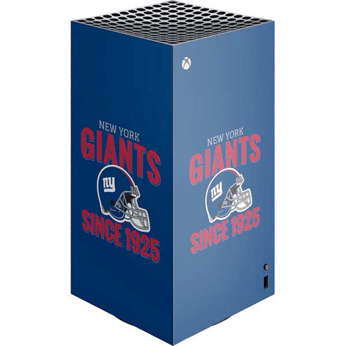 NFL New York Giants Helmet XBox Series X Digital Edition Console Skin