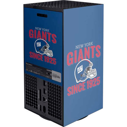 NFL New York Giants Helmet XBox Series X Digital Edition Console Skin