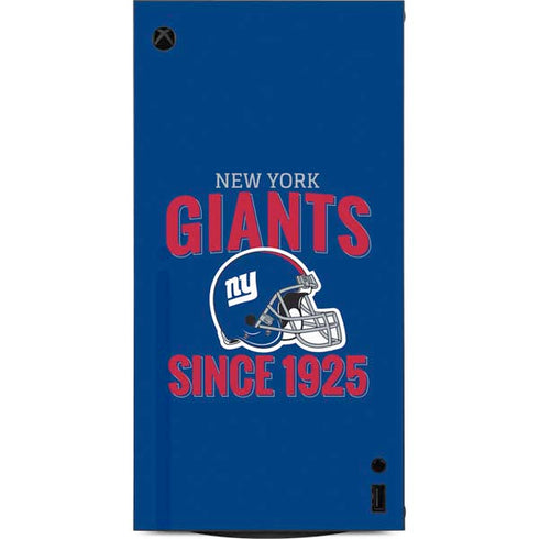 NFL New York Giants Helmet XBox Series X Digital Edition Console Skin