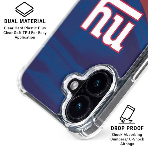 NFL New York Giants iPhone 17 Clear Case