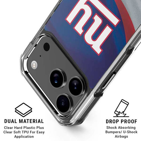 NFL New York Giants iPhone 17 Pro Max Clear Case