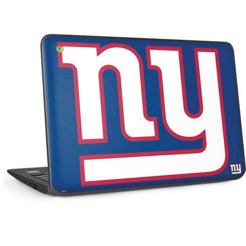 NFL New York Giants Large Logo HP Chromebook Skin