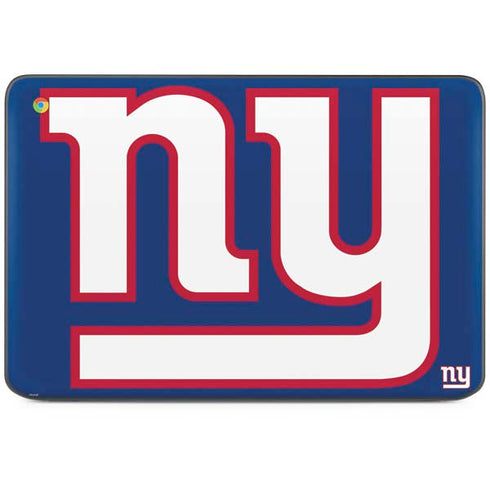 NFL New York Giants Large Logo HP Chromebook Skin