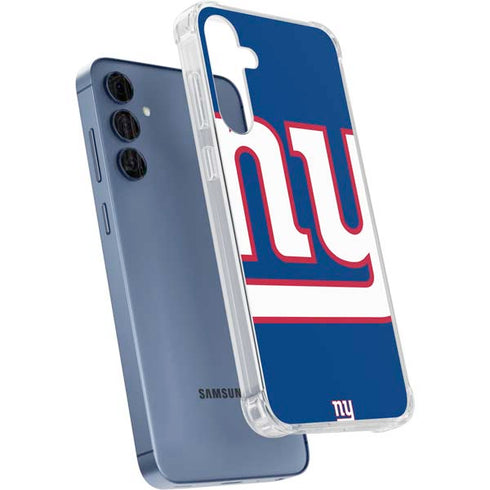 NFL New York Giants Large Logo Galaxy A55 5G Clear Case