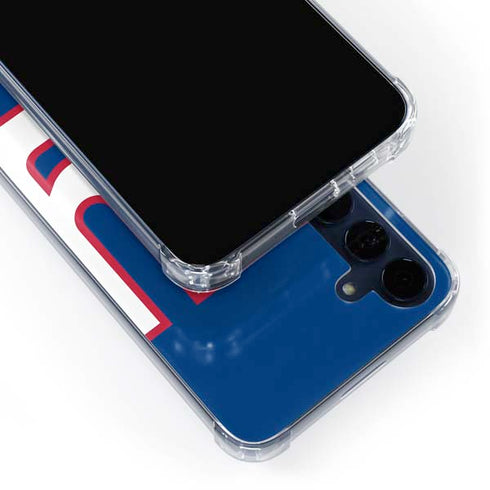 NFL New York Giants Large Logo Galaxy A55 5G Clear Case