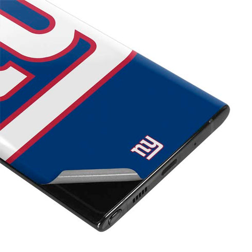 NFL New York Giants Large Logo Galaxy Note 10 Plus Skin