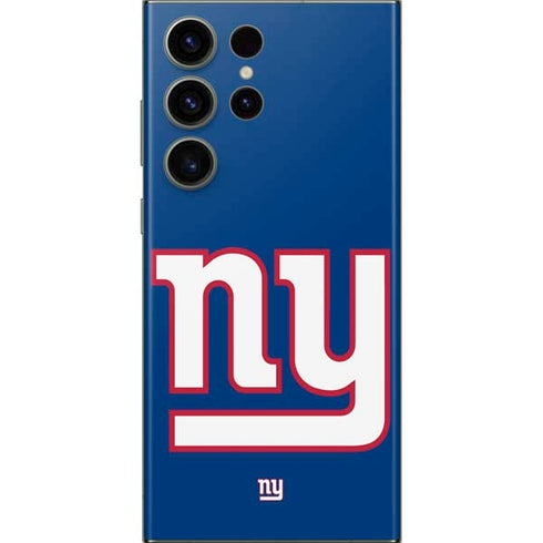 NFL New York Giants Large Logo Galaxy Skins