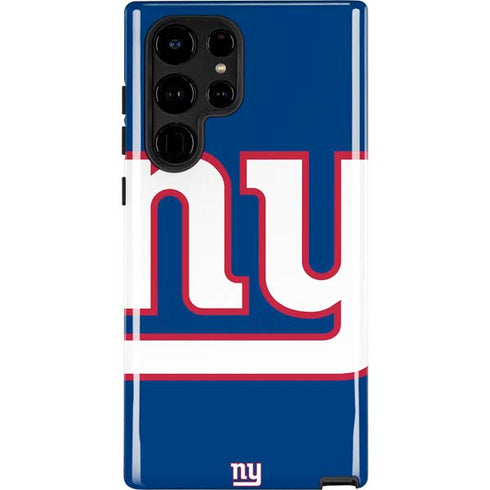 NFL New York Giants Large Logo Galaxy S25 Ultra Impact Case
