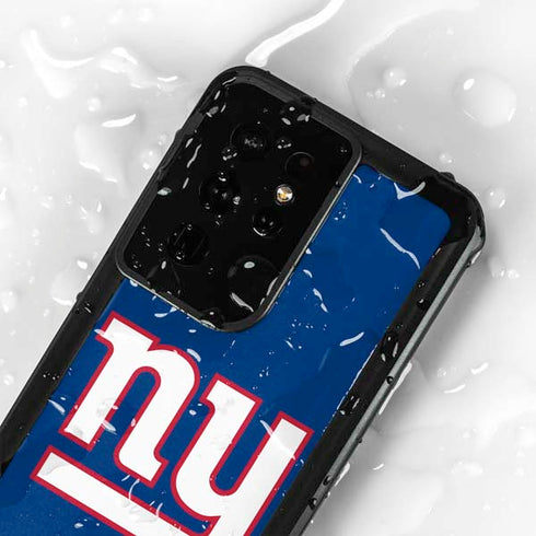 NFL New York Giants Large Logo Galaxy S24 Ultra Waterproof Case