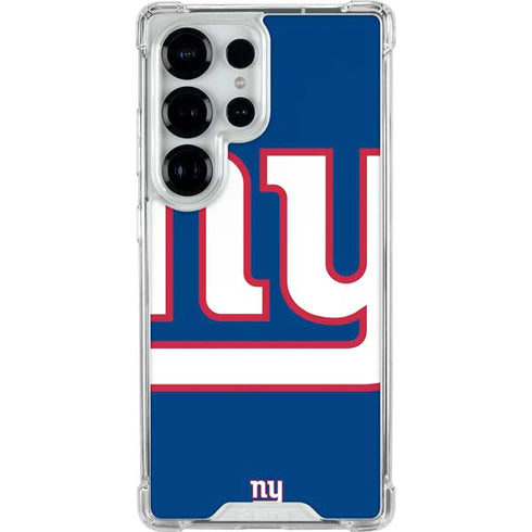 NFL New York Giants Large Logo Galaxy S25 Ultra Clear Case
