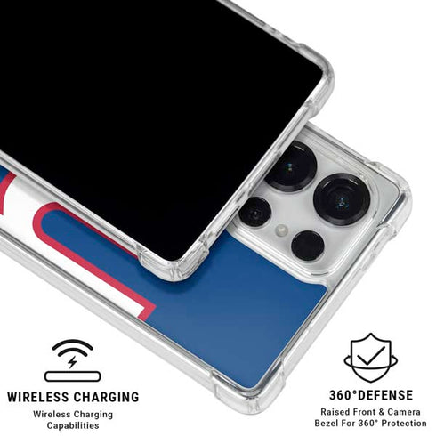 NFL New York Giants Large Logo Galaxy S25 Ultra Clear Case