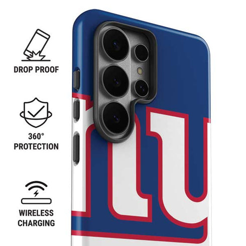 NFL New York Giants Large Logo Galaxy S26 Ultra Impact Case