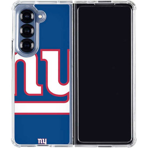 NFL New York Giants Large Logo Galaxy Z Fold6 Clear Case
