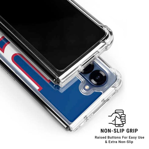 NFL New York Giants Large Logo Galaxy Z Fold6 Clear Case