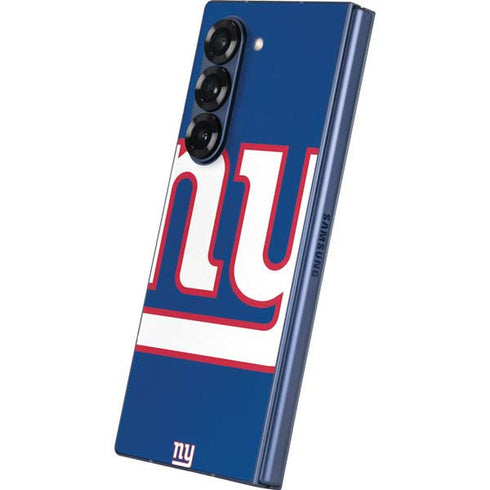 NFL New York Giants Large Logo Galaxy Z Fold6 Skin