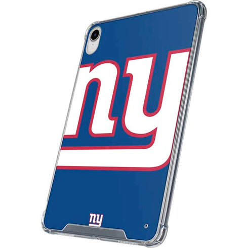 NFL New York Giants Large Logo iPad 11th Gen (2025) Clear Case