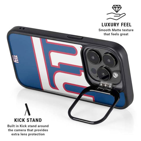 NFL New York Giants Large Logo iPhone 14 Pro Kickstand Case