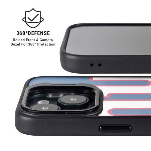 NFL New York Giants Large Logo iPhone 15 Plus Kickstand Case