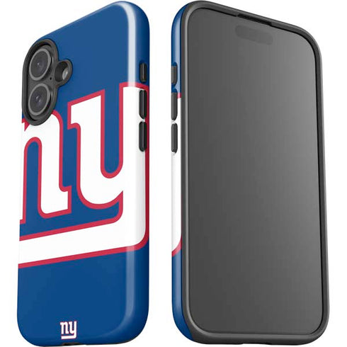 NFL New York Giants Large Logo iPhone 16 Plus Impact Case