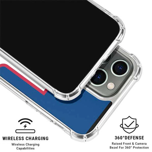 NFL New York Giants Large Logo iPhone 16 Pro Clear Case