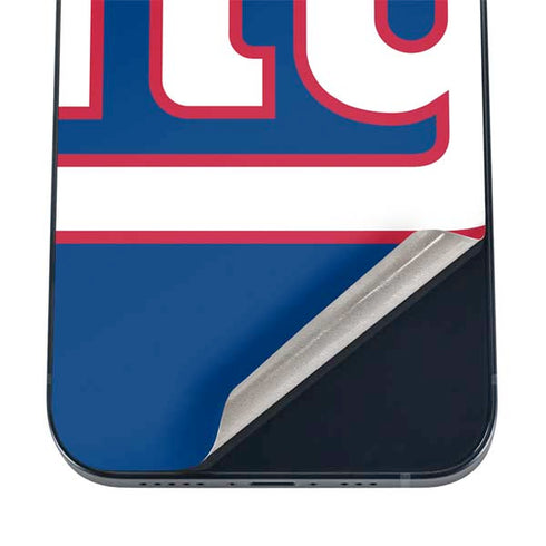 NFL New York Giants Large Logo iPhone 16 Skin