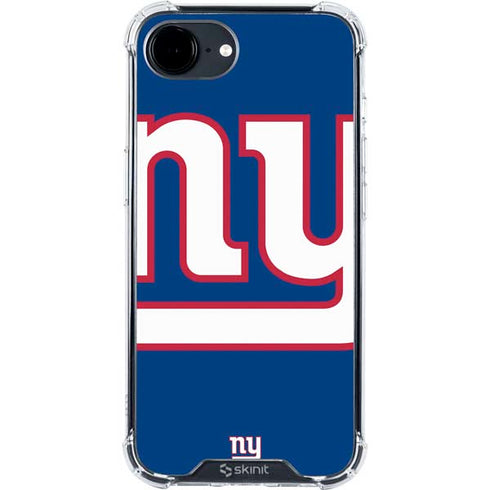 NFL New York Giants Large Logo iPhone 16e Clear Case