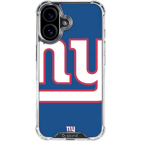 NFL New York Giants Large Logo iPhone 17 Clear Case