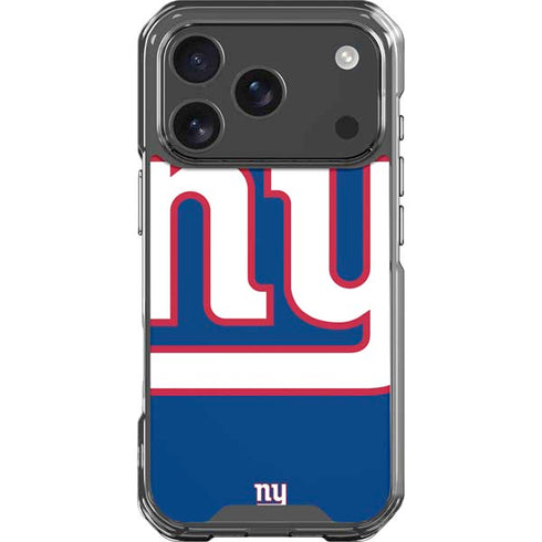 NFL New York Giants Large Logo iPhone 18 Pro Clear Case