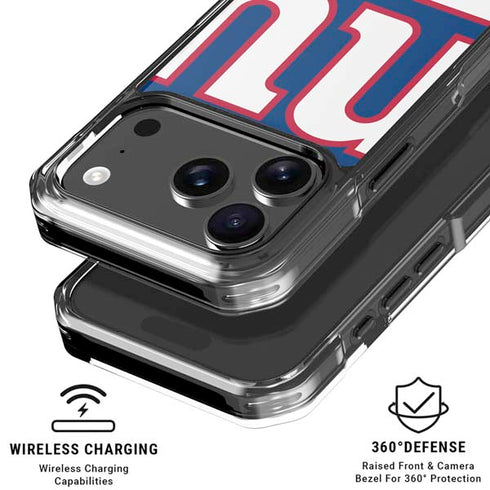 NFL New York Giants Large Logo iPhone 18 Pro Clear Case