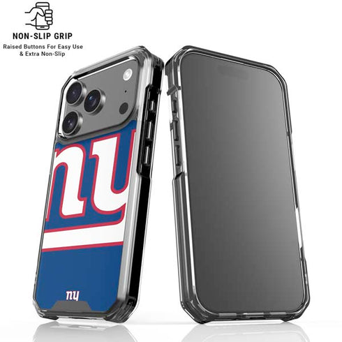 NFL New York Giants Large Logo iPhone 18 Pro Clear Case