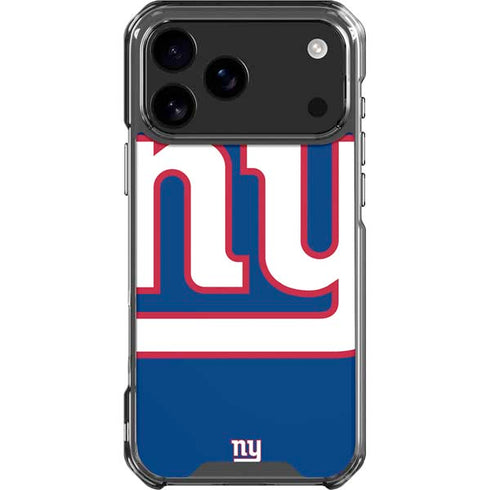 NFL New York Giants Large Logo iPhone 18 Pro Max Clear Case