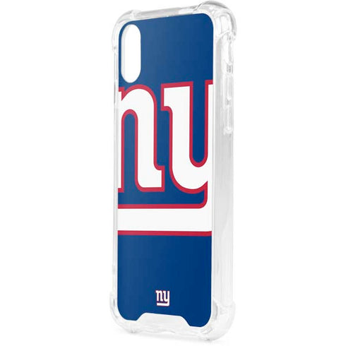 NFL New York Giants Large Logo iPhone XS Clear Case