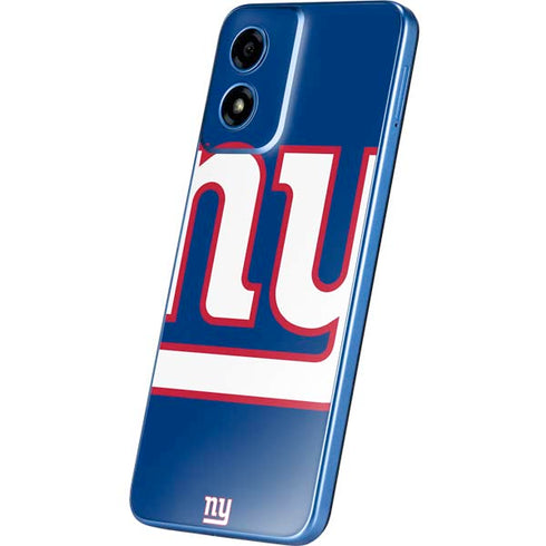 NFL New York Giants Large Logo Moto G Play 4G (2024) Skin