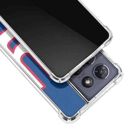 NFL New York Giants Large Logo Moto G Play 5G (2025) Clear Case