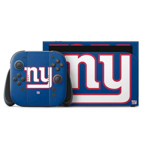 NFL New York Giants Large Logo Nintendo Skins