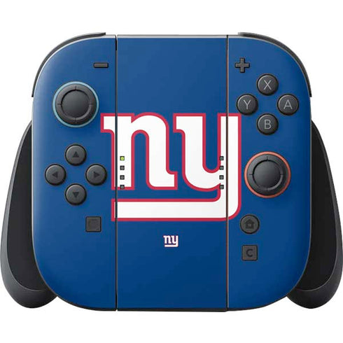NFL New York Giants Large Logo Nintendo Switch 2 (2025) Joy-Con Controller Skin