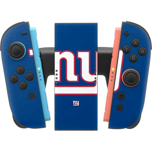 NFL New York Giants Large Logo Nintendo Switch 2 (2025) Joy-Con Controller Skin