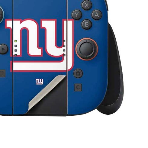 NFL New York Giants Large Logo Nintendo Switch 2 (2025) Joy-Con Controller Skin