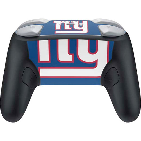 NFL New York Giants Large Logo Nintendo Switch 2 (2025) Pro Controller Skin