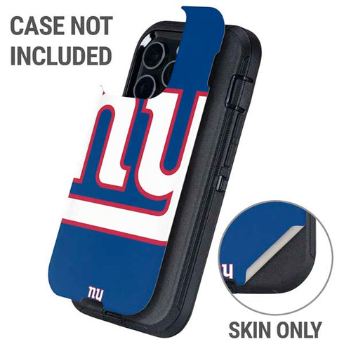 NFL New York Giants Large Logo Otterbox Defender iPhone Skin