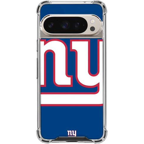 NFL New York Giants Large Logo Pixel 9 Pro XL Clear Case